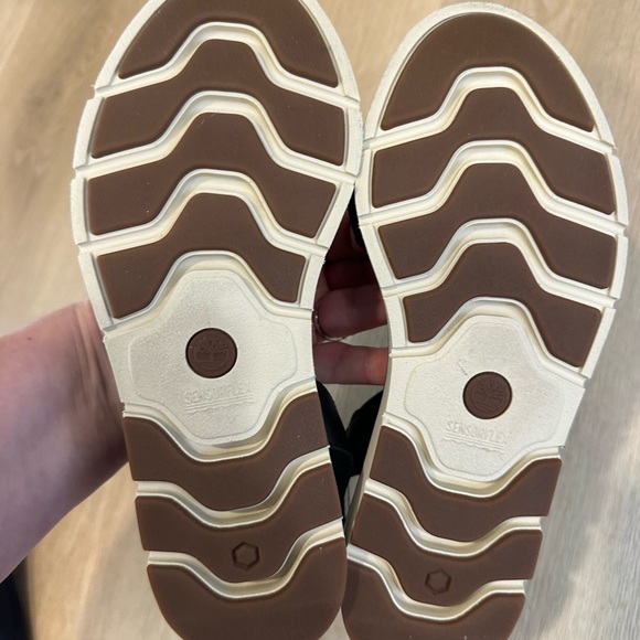 Timberland Women's Safari Dawn backstrap sandals in black full grain leather - Picture 4 of 7